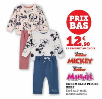 Hyper U Ensemble 2 pieces bebe offre