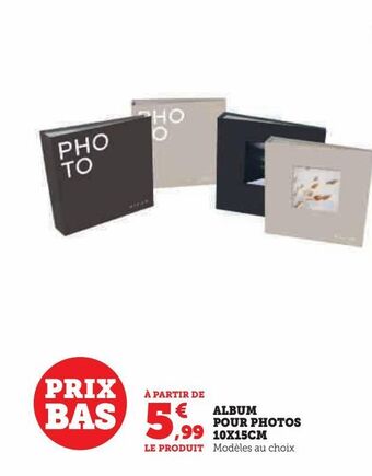 Album pour photos 10x15cm