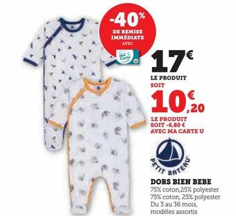 Hyper U Dors bien bebe offre