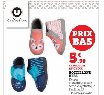 Hyper U Bottillons bebe offre
