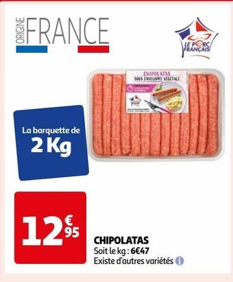 Auchan Chipolatas offre
