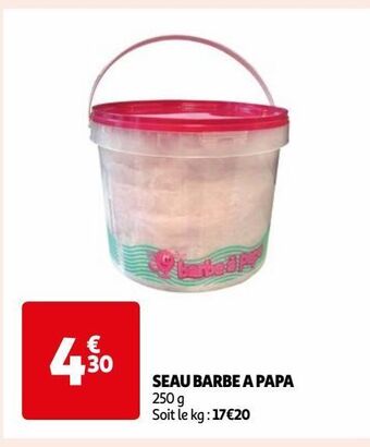 Auchan Seau barbe a papa offre
