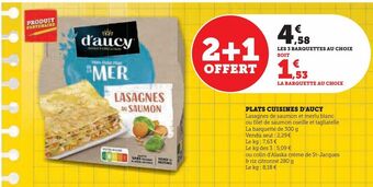 Super U Plats cuisines d'aucy offre