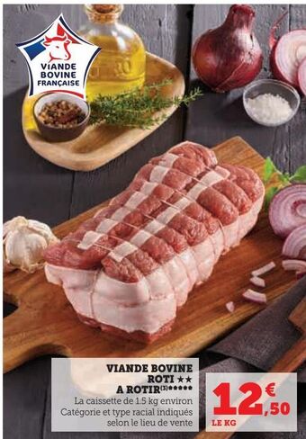 Super U Viande bovine roti a rotir offre