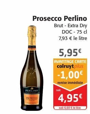 Colruyt Prosecco perlino offre