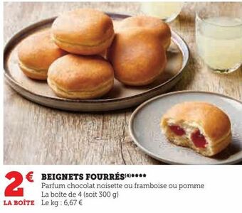 U Express Beignets fourrés offre