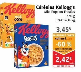 Colruyt Céréales kellogg's offre
