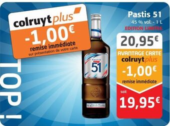 Colruyt Pastis 51 offre