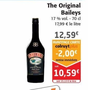 Colruyt The original baileys offre