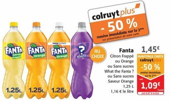 Colruyt Fanta offre