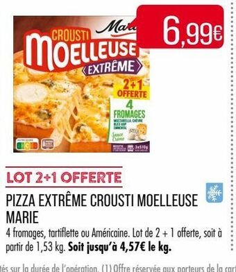 Match Pizza extrême crousti moelleuse marie offre
