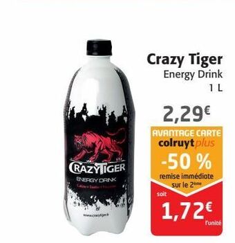 Colruyt Crazy tiger offre