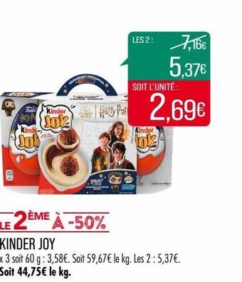 Match Kinder joy offre