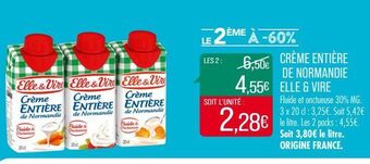 Match Crème entière de normandie elle & vire offre