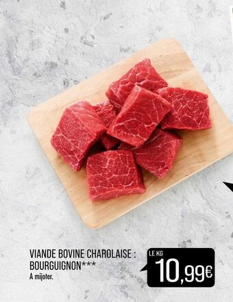 Match Viande bovine charolaise: bourguignon offre