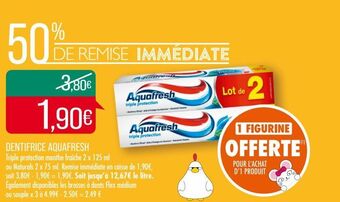 Dentifrice aquafresh