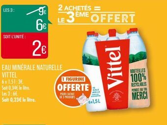 Match Eau minèrale naaturelle vittel offre