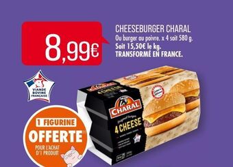 Match Cheeseburger charal offre