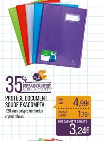 Match Protegè document soude exacompta offre