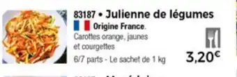 Thiriet Julienne de légumes offre