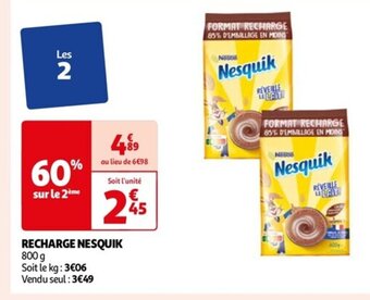 Auchan RECHARGE NESQUIK offre