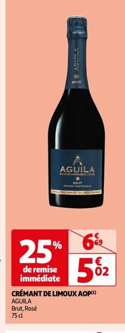 Auchan CRÉMANT DE LIMOUX AOP(¹) offre
