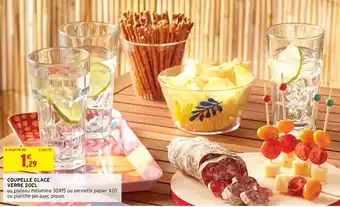 Intermarché Coupelle Glace Verre 20CL offre