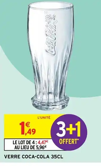 Intermarché Verre Coca-Cola 35CL offre