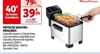 Auchan FRITEUSE SEMI PRO offre