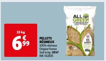Pellets résineux