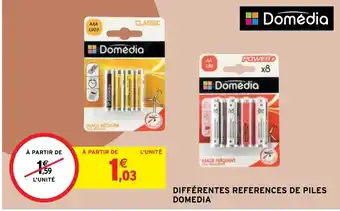 Intermarché Différentes References De Piles Domedia offre