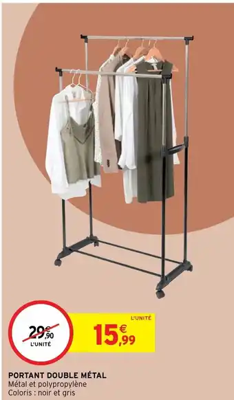 Intermarché Portant Double Métal offre