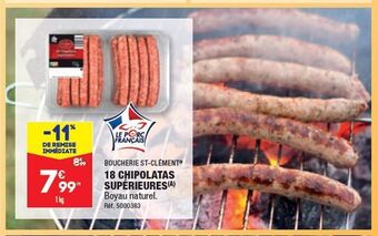 ALDI 18 chipolatas superieures offre