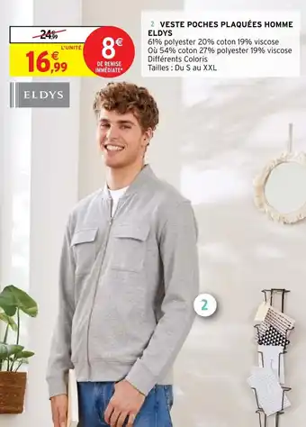 Intermarché Veste Poches Plaquées Homme offre