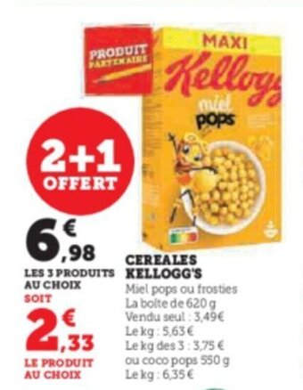 Super U CEREALES KELLOGG'S offre