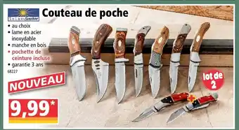 Norma Couteau de poche offre