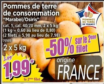 Norma Pommes de terre de consommation offre