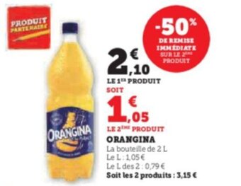 Super U ORANGINA offre