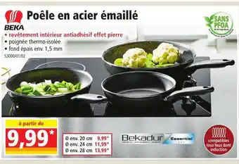 Norma Poêle ne acier émaillé offre