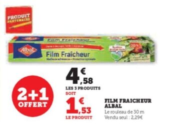 Super U FILM FRAICHEUR ALBAL offre