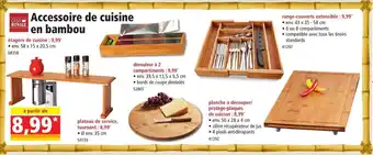 Norma Accessoire de cuisine en bambou offre