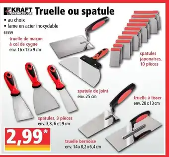 Truelle ou spatule