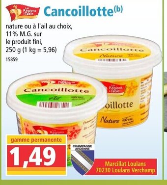Norma Cancoillotte offre