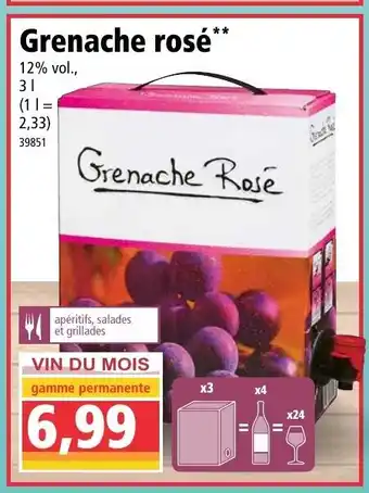 Norma Grenache rosé offre