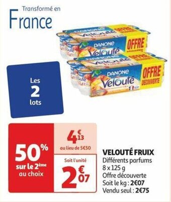 Auchan VELOUTÉ FRUIX offre