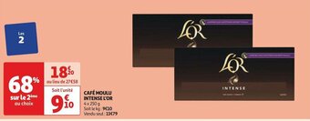 Auchan CAFÉ MOULU INTENSE L'OR offre