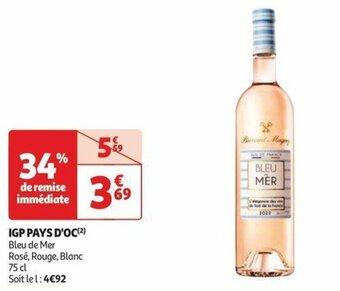 Auchan IGP PAYS D'OC(²) offre