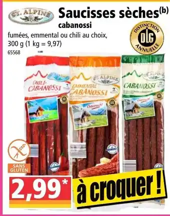 Norma Saucisses sèches offre