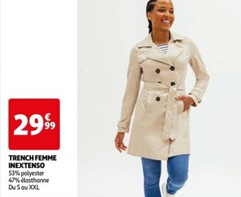 Auchan TRENCH FEMME INEXTENSO offre