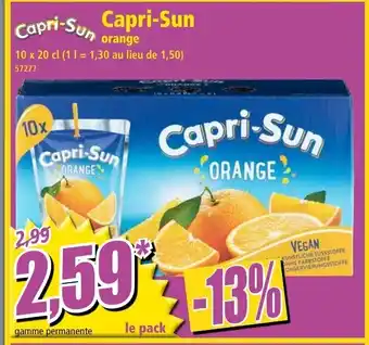 Norma Capri-sun offre